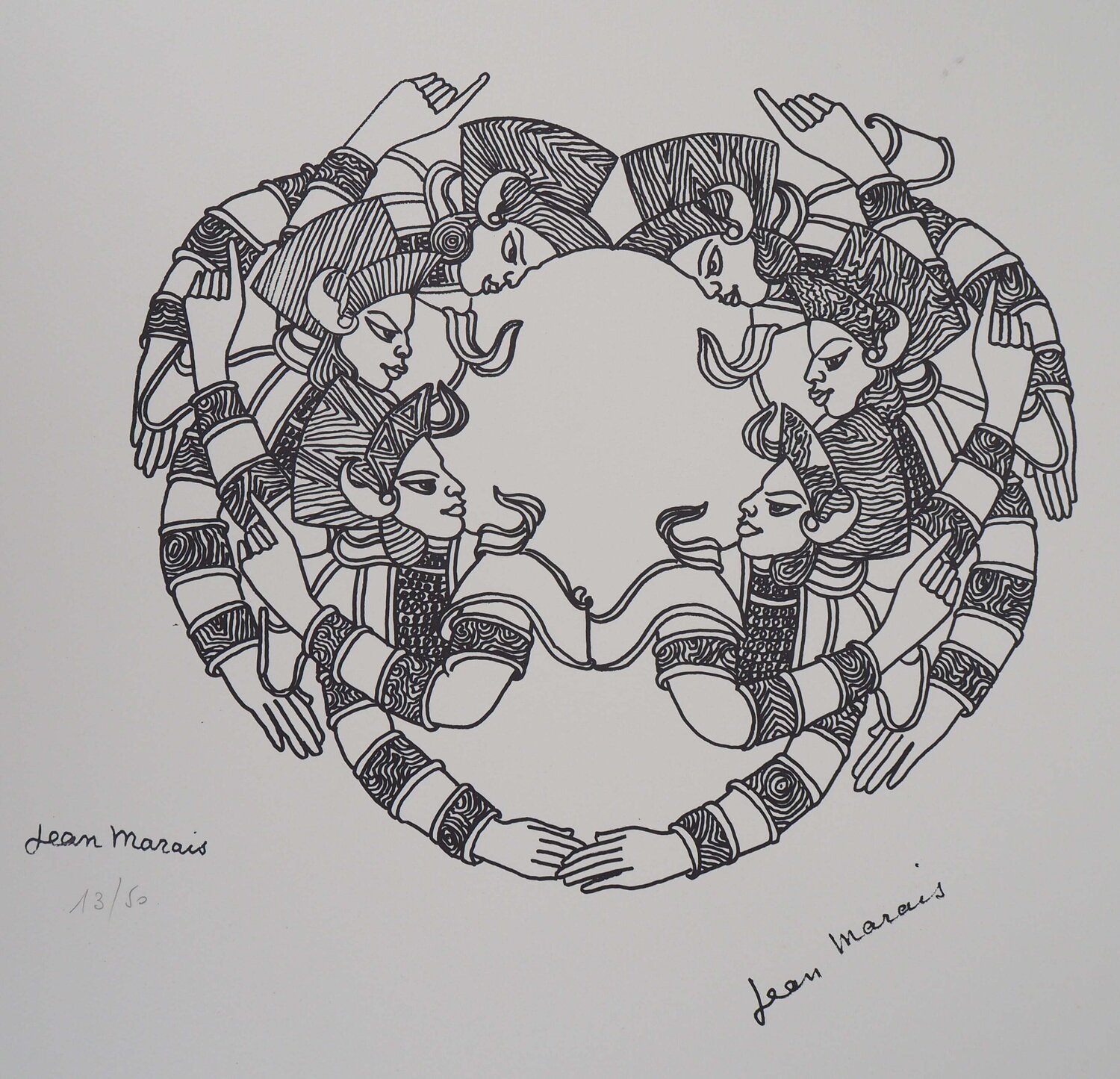 Motifs indiens Jean Marais