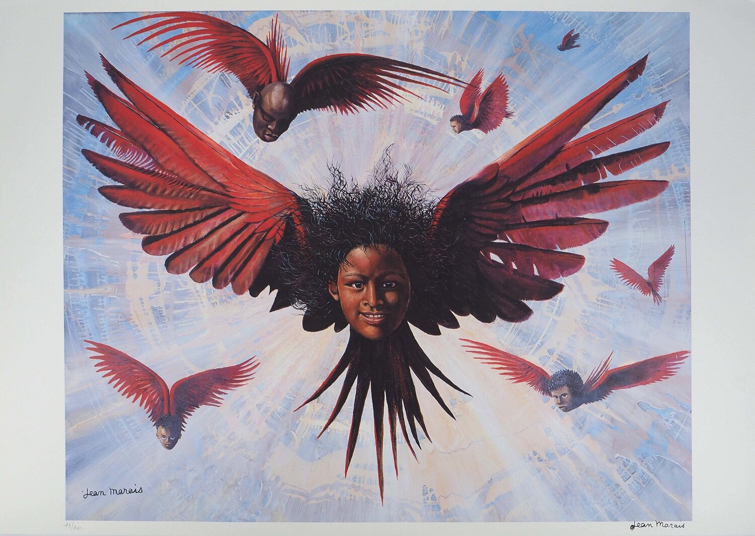 La lumière des anges Jean Marais Stampa in vendita