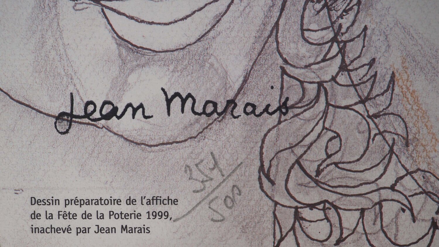 Fête de la poterie Jean Marais Druck zu verkaufen