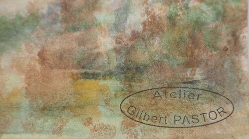 Prairie sous un Coucher de soleil  Gilbert Pastor