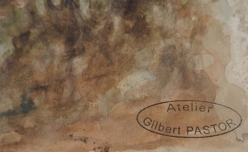 Lisière sous la brouillard  di Gilbert Pastor, Opera su carta in vendita su Singulart