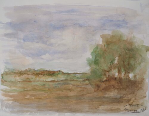 Paysage de Provence  Gilbert Pastor