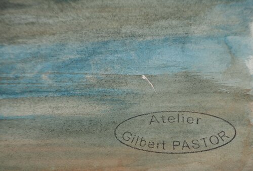 Sentier traversant la nature  di Gilbert Pastor, Opera su carta in vendita su Singulart