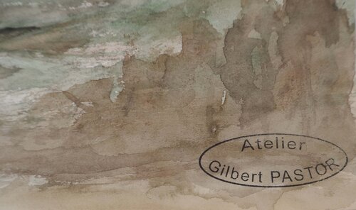Vision sur un Horizon nuageux  Gilbert Pastor