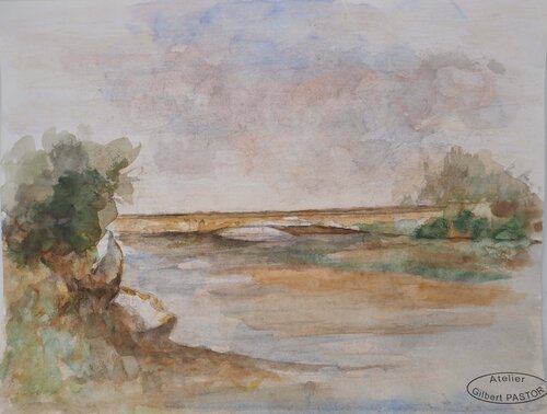 Rive au petit matin  Gilbert Pastor