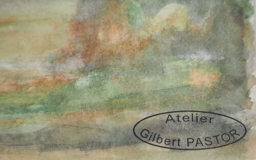 Vision d'Automne en Montagne di Gilbert Pastor, Opera su carta in vendita su Singulart