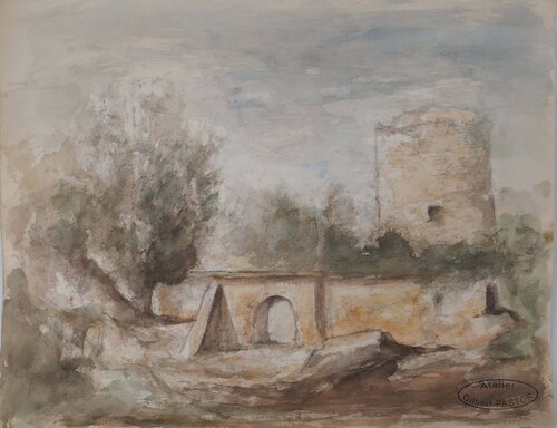 Pont devant la Tour  Gilbert Pastor