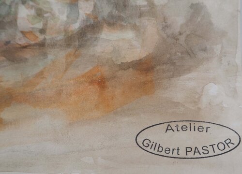 Chemin entre les arbres  Gilbert Pastor