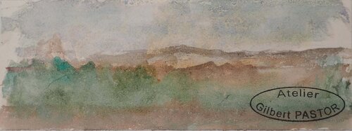 Paysage en montagnes Gilbert Pastor