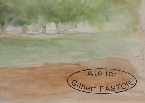 Forêt ovale  de Gilbert Pastor, Obra en papel a la venta en Singulart