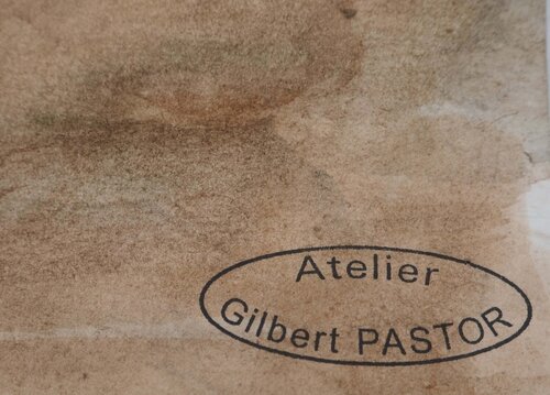 Coucher de soleil dans la brume   Gilbert Pastor