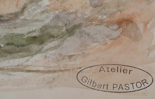 Retour à la maison  van Gilbert Pastor, Werk op papier te koop op Singulart