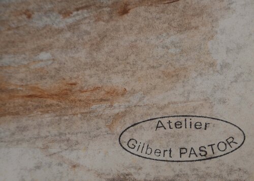 Issue vers l'horizon  par Gilbert Pastor, Œuvre sur papier en vente sur Singulart