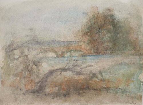Rivière sous la brume  Gilbert Pastor