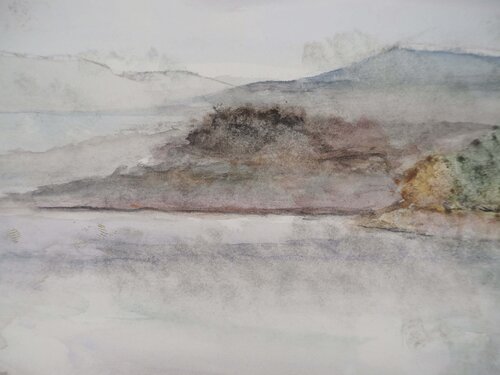 Arriver près de la côte de Gilbert Pastor, Obra en papel a la venta en Singulart