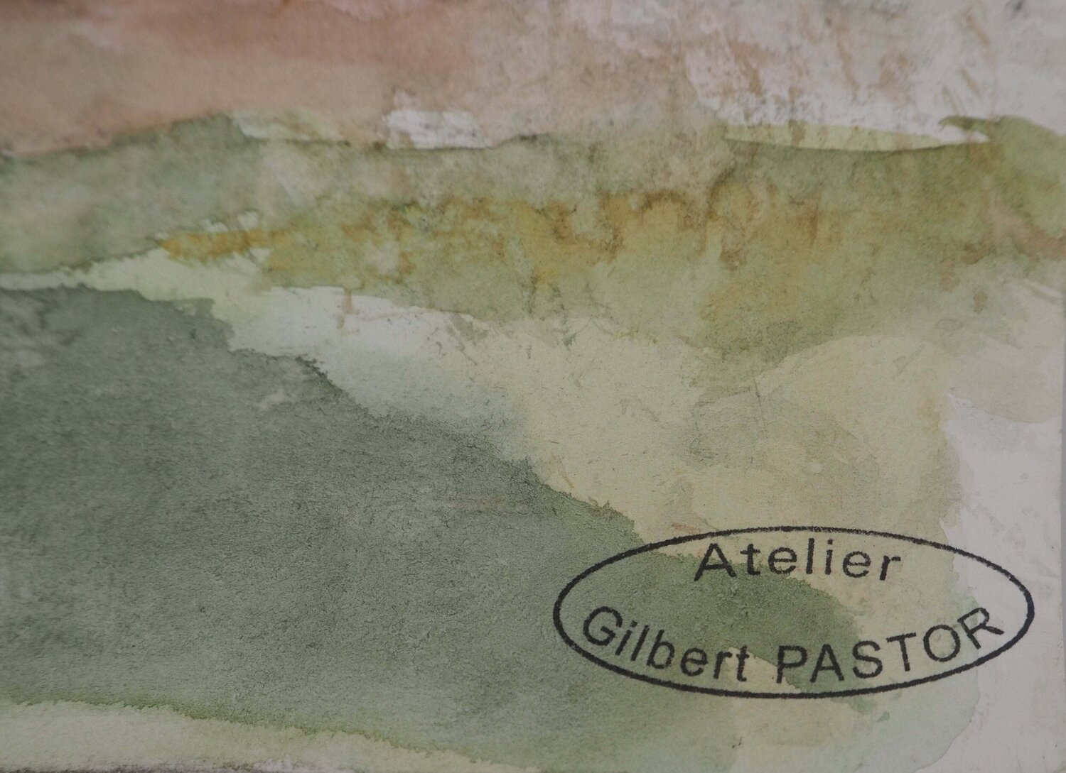 Lisière de futaies  Gilbert Pastor Opera su carta in vendita