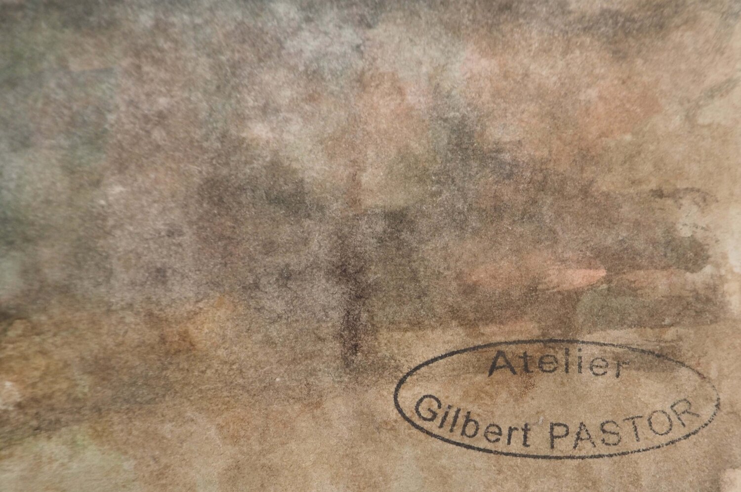 Forêt nébuleuse Gilbert Pastor Opera su carta in vendita