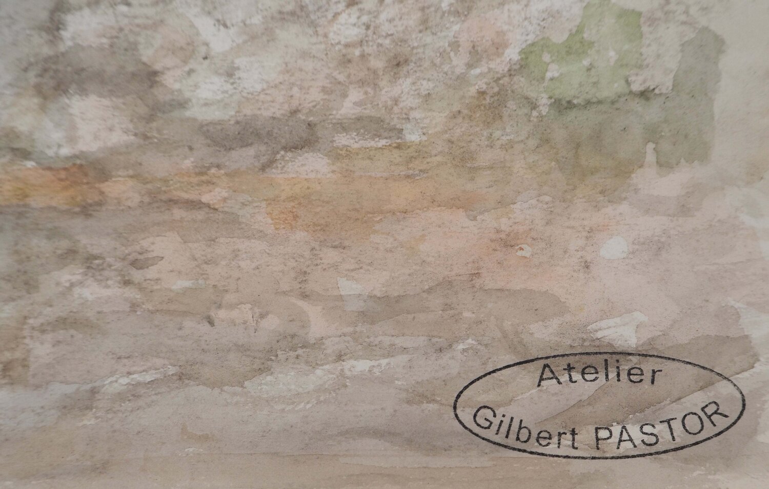 Passage brumeux  Gilbert Pastor Opera su carta in vendita