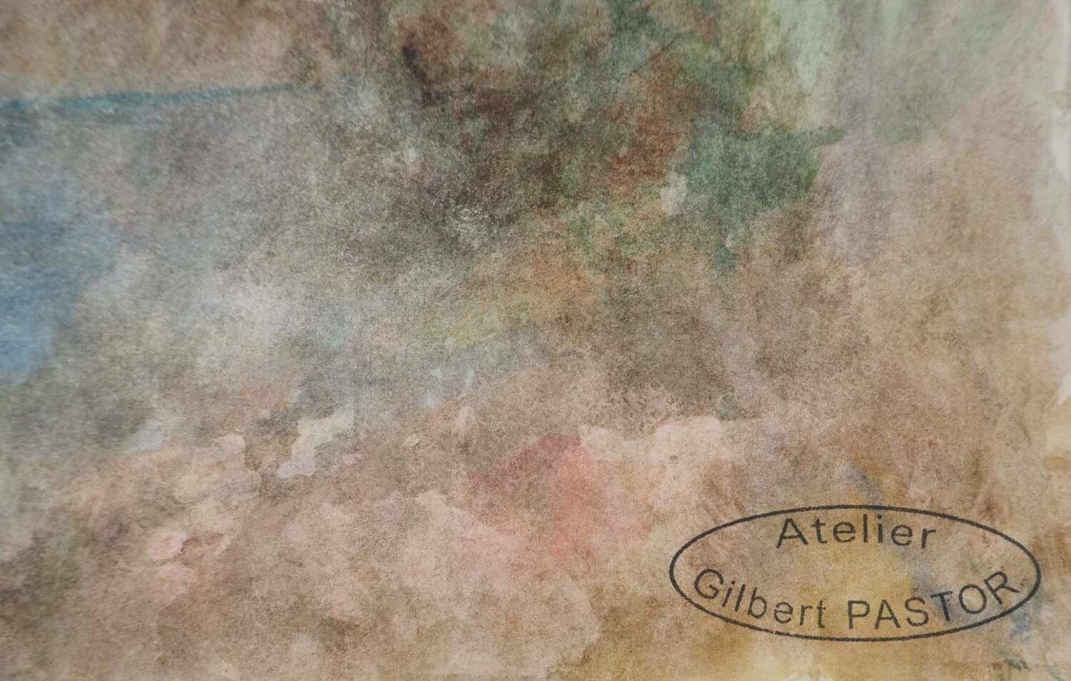 Embouchure derrière les falaises  Gilbert Pastor Opera su carta in vendita