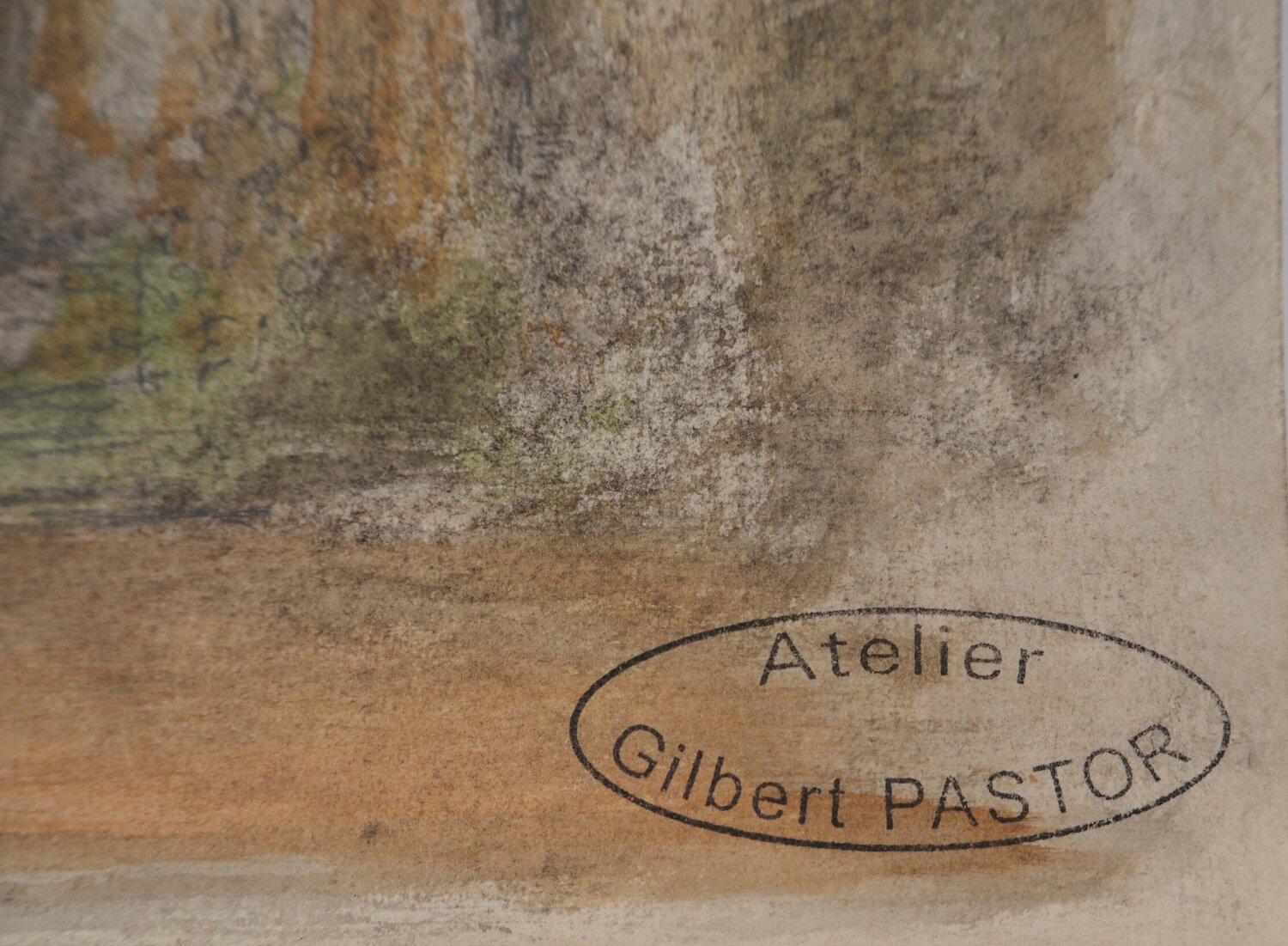 Entrée de la ruine Gilbert Pastor Werk auf Papier zu verkaufen