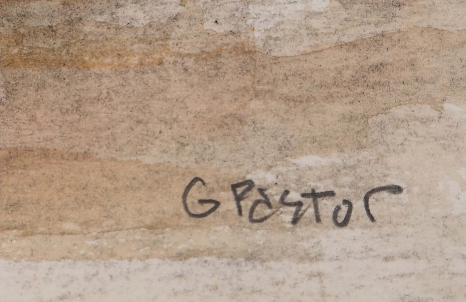 Futaies encadrants des buissons  Gilbert Pastor Werk auf Papier zu verkaufen
