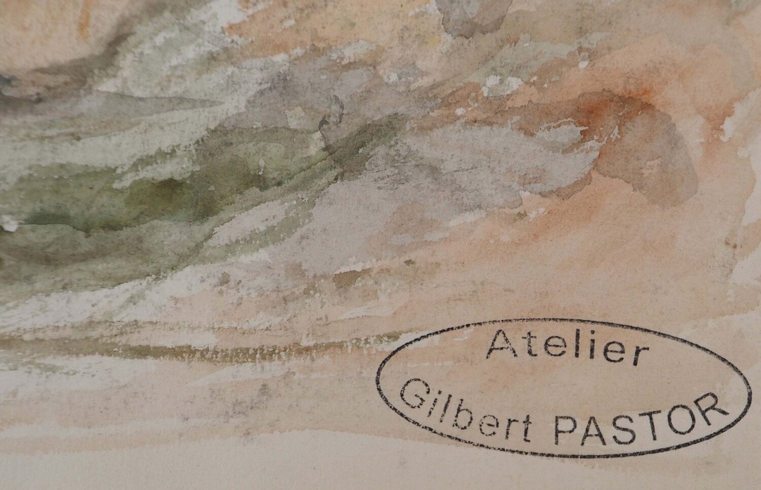 Retour à la maison  Gilbert Pastor Werk auf Papier zu verkaufen