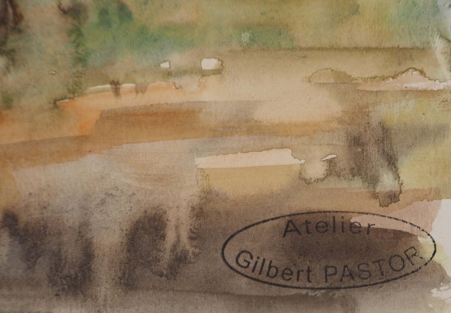 Sous-Bois  Gilbert Pastor Opera su carta in vendita