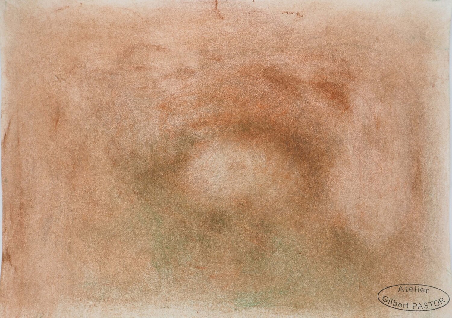 Soleil au milieu d'un Tunnel de brouillard  Gilbert Pastor Werk auf Papier zu verkaufen