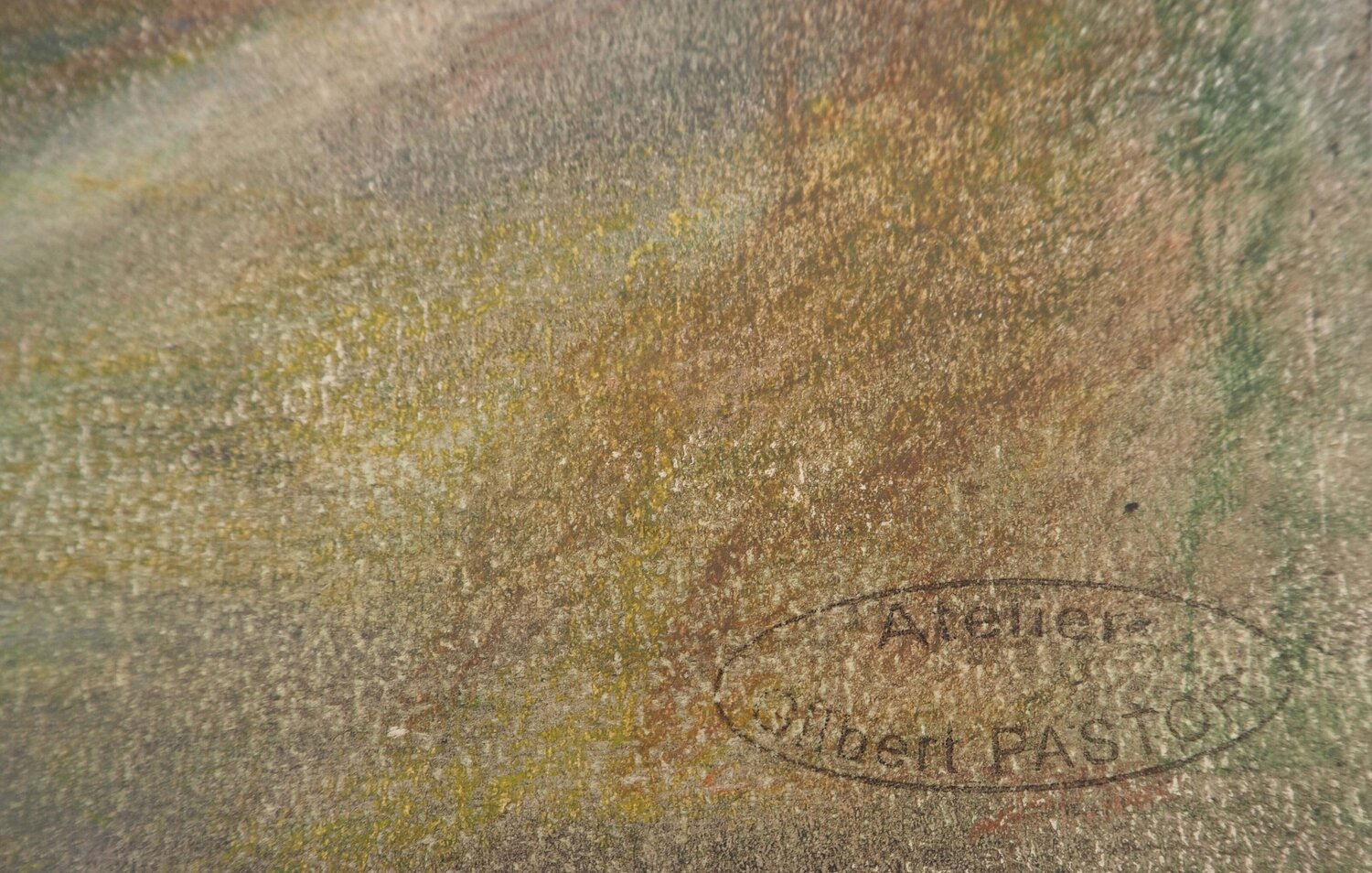 Ciel couvert à la montagne  Gilbert Pastor Werk auf Papier zu verkaufen