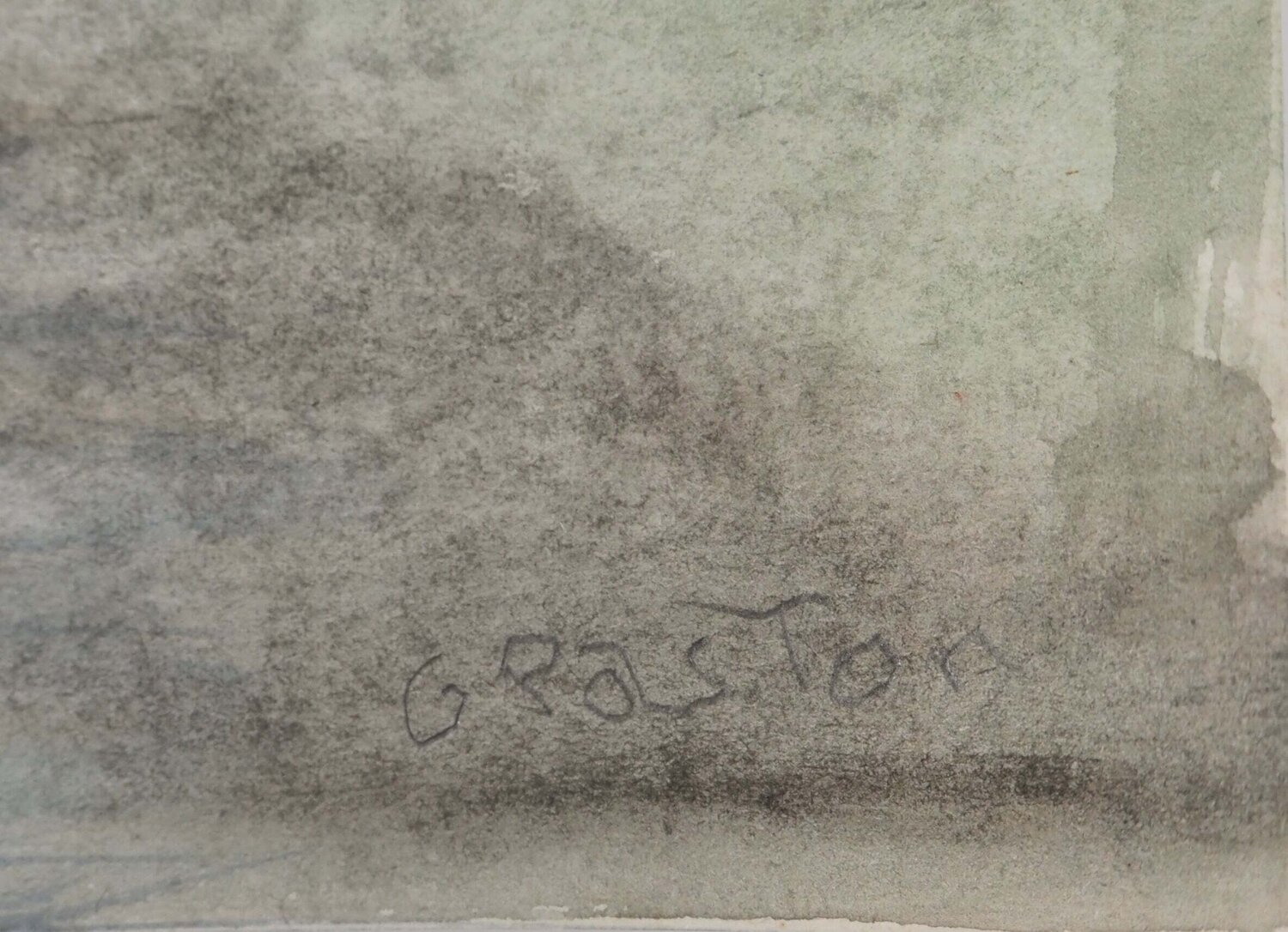 Pont à voûte sous le brouillard Gilbert Pastor Werk auf Papier zu verkaufen
