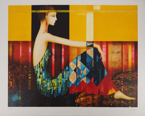 Hommage à Klimt van Philippe Auge, Afdruk te koop op Singulart