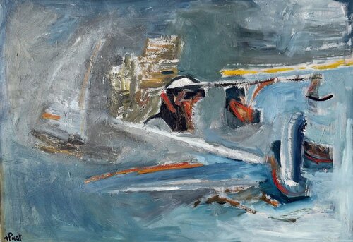 Voiliers by Jean-Claude Picot, Painting for Sale on Singulart