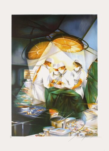 Le chirurgien di Raymond Poulet, Stampa in vendita su Singulart