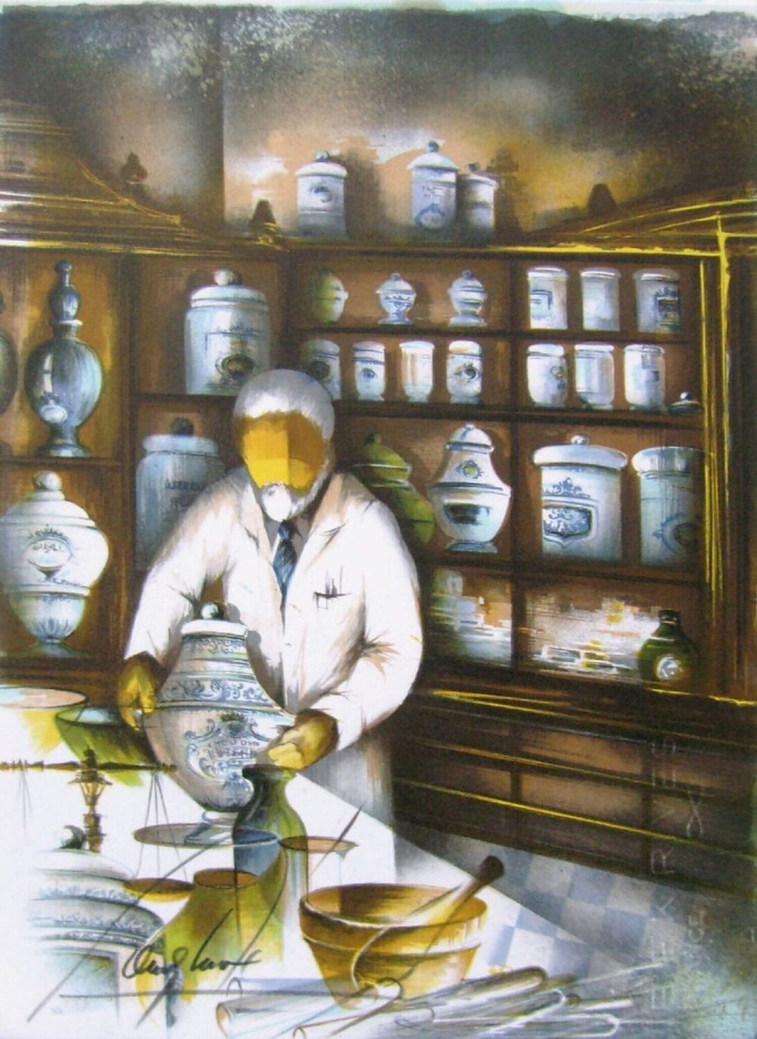 Métiers - Le pharmacien Raymond Poulet