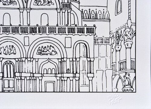 Corto Maltese à Venise, La place Saint Marc by Hugo Pratt, Print for Sale on Singulart