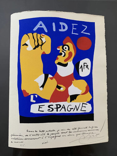 Aidez l'Espagne by Joan Miró, Print for Sale on Singulart