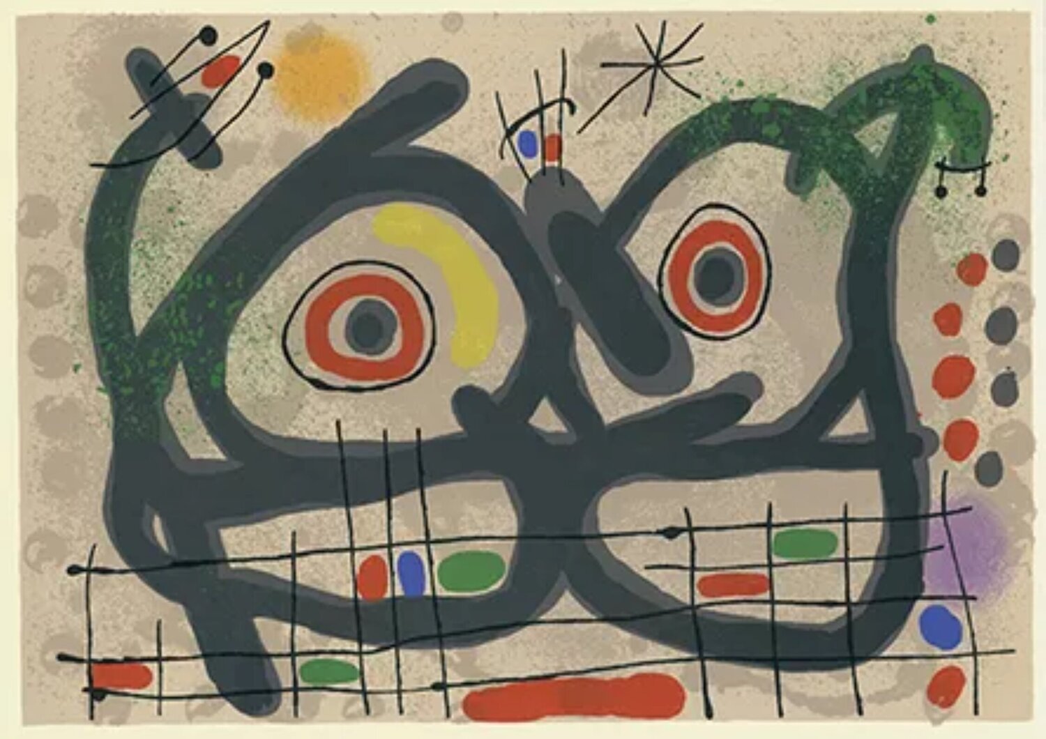 Le lézard aux plumes d'or I Joan Miró Druck zu verkaufen