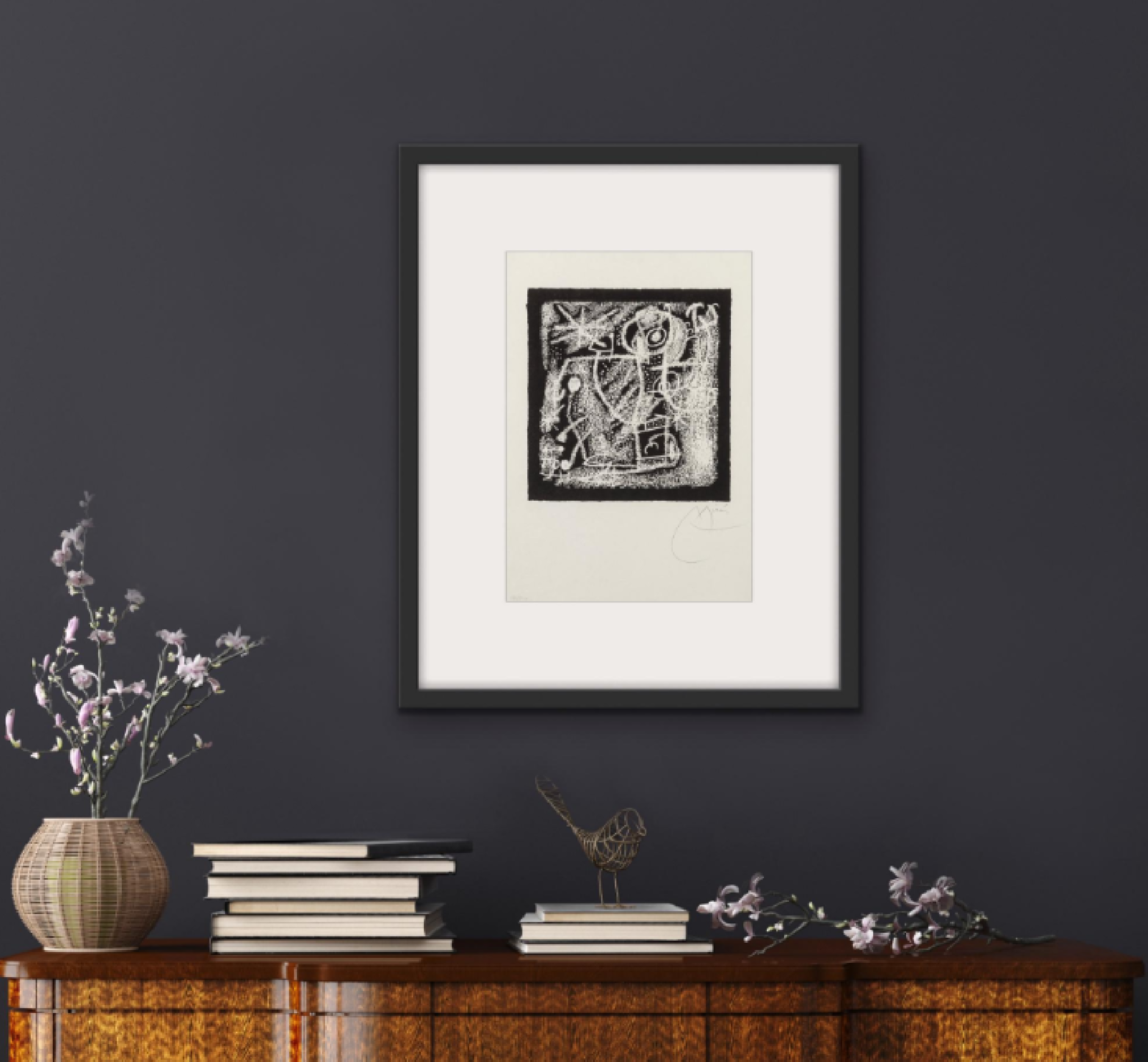 Les Essencies de la Terra 1968 Lithograph Signed & Numbered on Japon