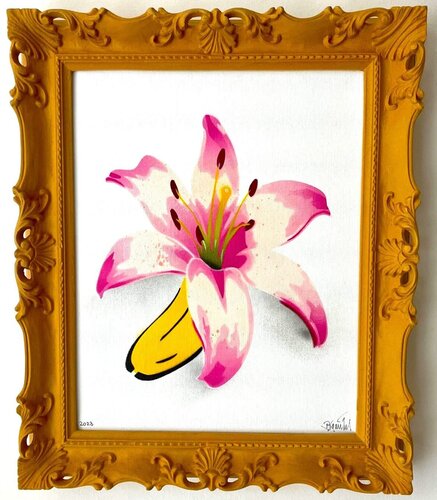 Lilienbanane van Thomas Baumgärtel, Schilderij te koop op Singulart