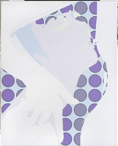 Dame mit Punkten van Werner Berges, Schilderij te koop op Singulart