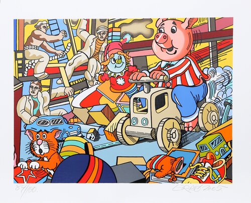 Leger von Erró Erró, Druck kaufen auf Singulart