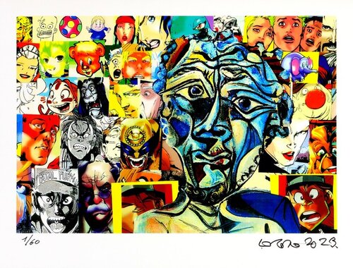 Sans titre by Erró Erró, Print for Sale on Singulart