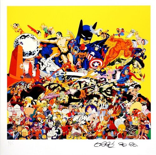 Fresque Angoulême von Erró Erró, Druck kaufen auf Singulart