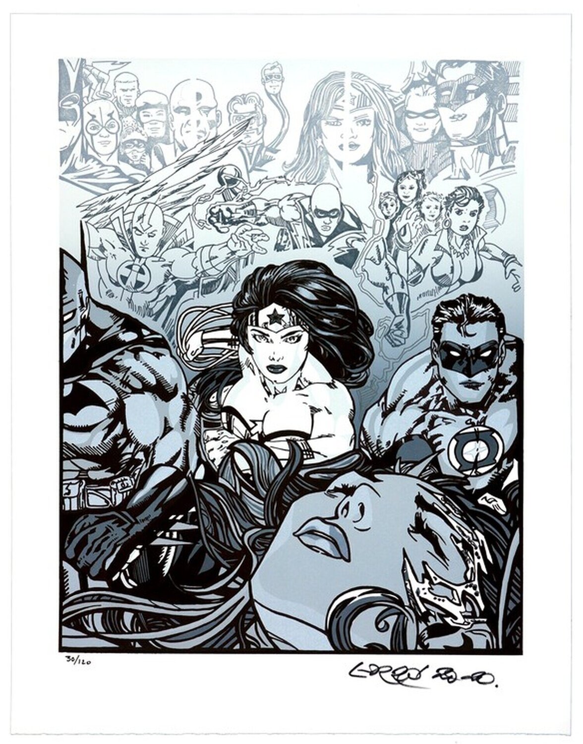 Wonderwoman Erró Erró Stampa in vendita