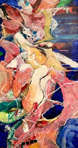 Élucubration des pinceaux de Badia MARTEAU, Pintura a la venta en Singulart