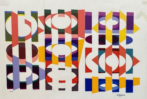 Jerusalem of Silver, 70's of the 20th century by Yaacov Agam, Painting for Sale on Singulart