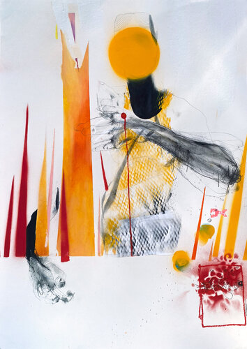Grasses-Sharp par Kasia Słania, Œuvre sur papier en vente sur Singulart