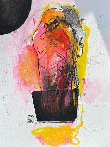 heAD VI van Kasia Słania, Werk op papier te koop op Singulart