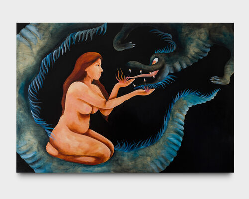 Fire Breather van Hiba Schahbaz, Schilderij te koop op Singulart
