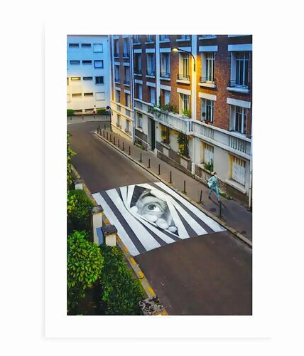 Finding Hope, Night View, Paris, France by JR, 인쇄 for Sale on Singulart
